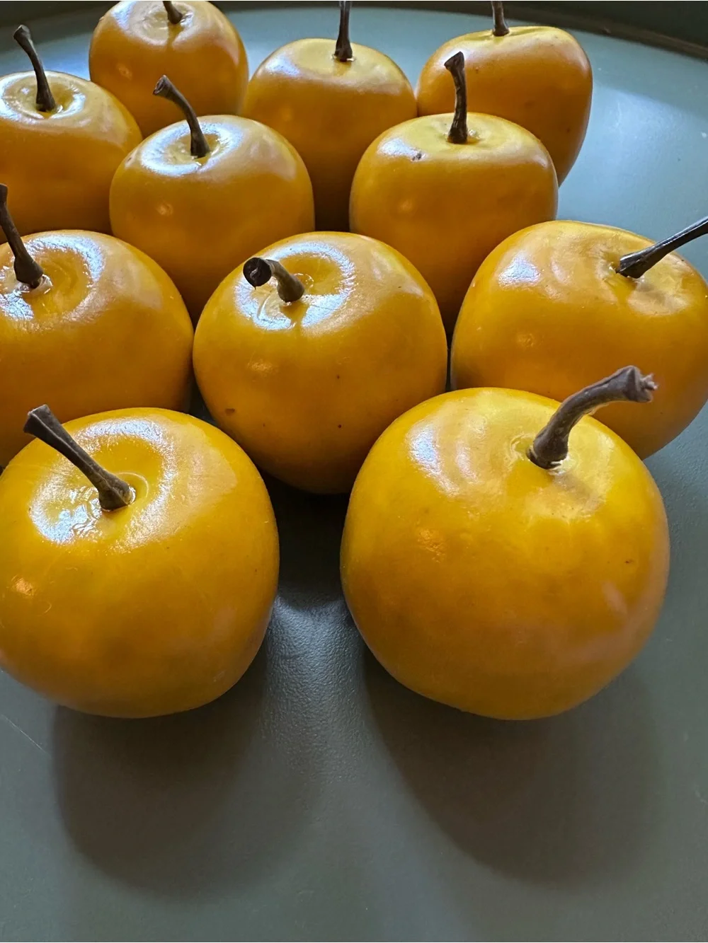 Collection of 13 apples • faux apples